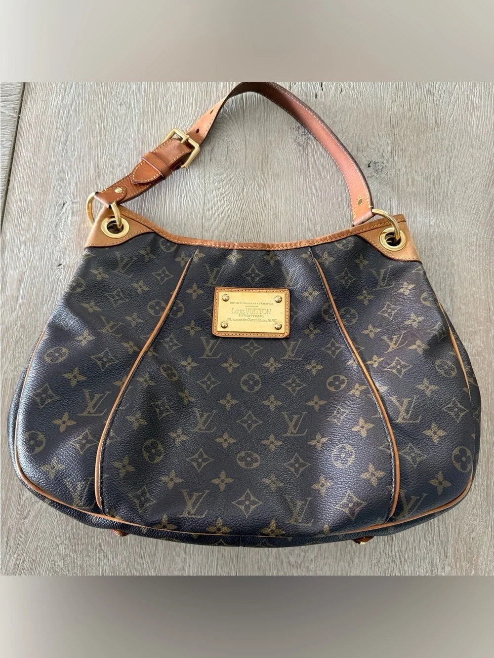 Louis Vuitton Galliera PM Monogram Hobo Bag Shoulder Bag Authentic